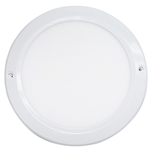 장수 LED 엣지 슬림 원형 직부등 20W 220 x 18mm, 전구색(주황빛), 1개