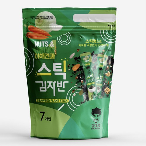 김대감 스틱 김자반 야채견과맛 7p, 70g, 1개