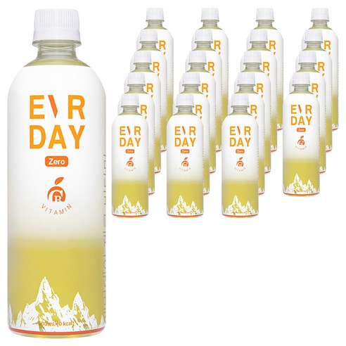 에버데이 제로 비타민 음료, 500ml, 20개