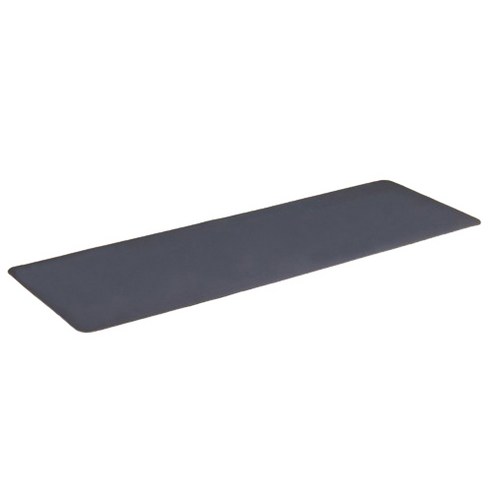 가쯔 빨아쓰는 소프트 미끄럼방지 규조토 욕실 발매트 120 x 40 cm, 블랙