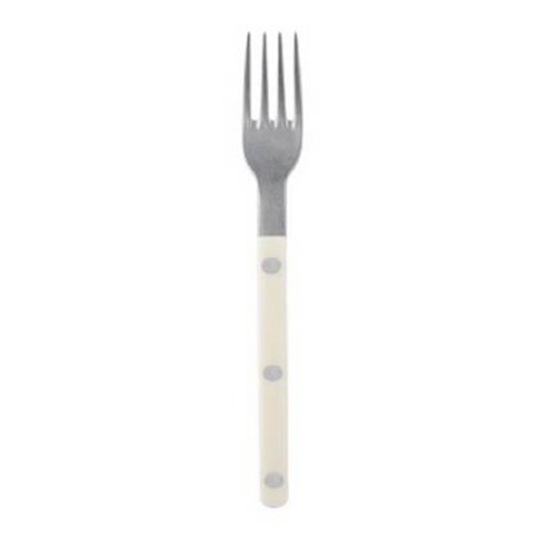 사브르 비스트로 빈티지 솔리드 샐러드 포크, 아이보리, 1개