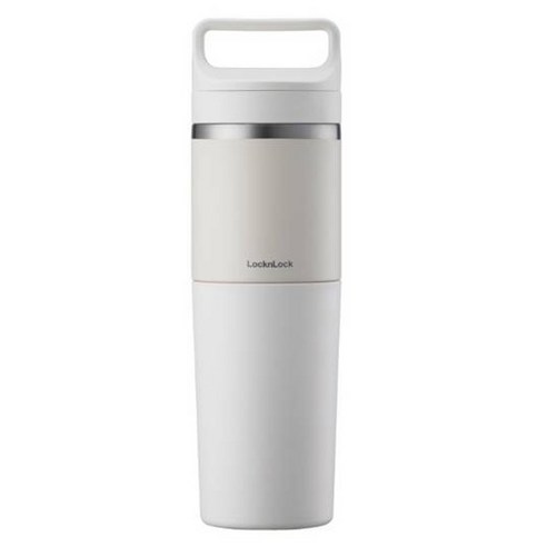 락앤락 슬로 2in1 위드 텀블러 LHC4332IVY, 아이보리, 600ml, 1개