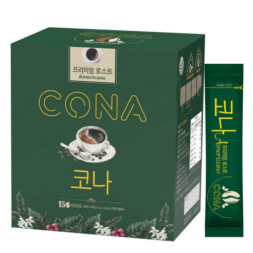 CONA 프리미엄 로스트 아메리카노 커피, 6개, 30개입, 1.6g