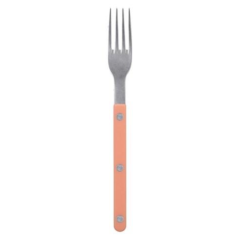 사브르 비스트로 빈티지 파스텔 디너 포크, 누드핑크, 1개