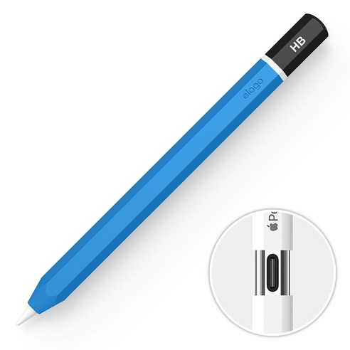 엘라고 애플펜슬 USB C HB 연필 실리콘 케이스