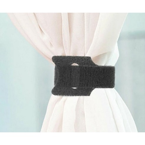 엔더 벨크로 케이블 타이, 50개, 블랙