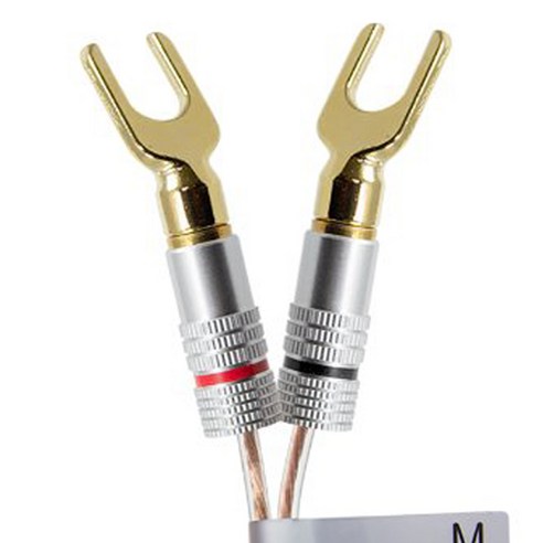 마하링크 말굽 단자 GGUK 30C 스피커케이블, ML-3GM50, 혼합색상