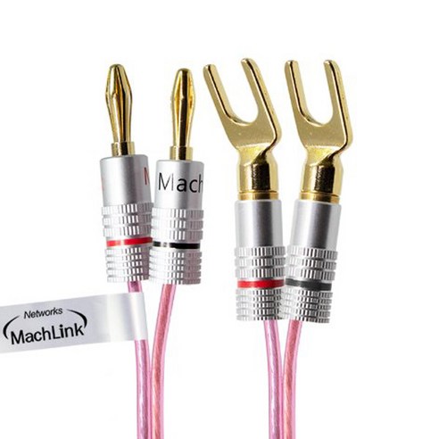 마하링크 국산 바나나 TO 말굽 50C 스피커케이블, ML-C5BM05(5m), 1개