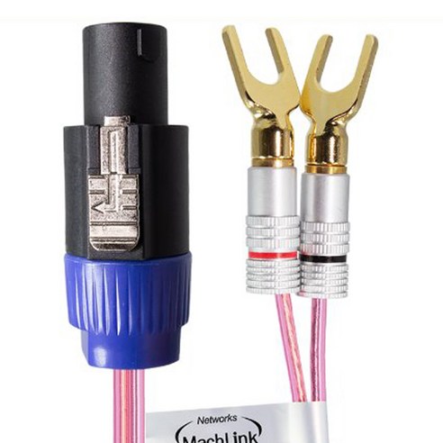 마하링크 국산 스피콘 TO 말굽 30C 스피커케이블, ML-C3SM05(5m)