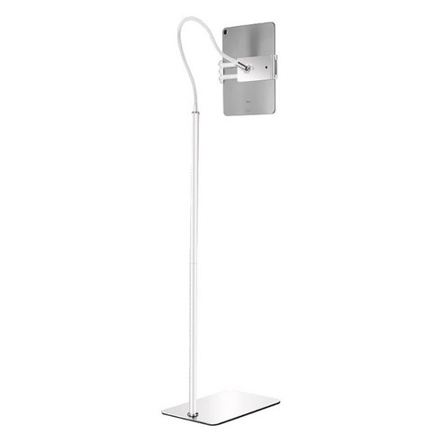 두클립 자바라 스탠드 태블릿 거치대 135cm, 화이트