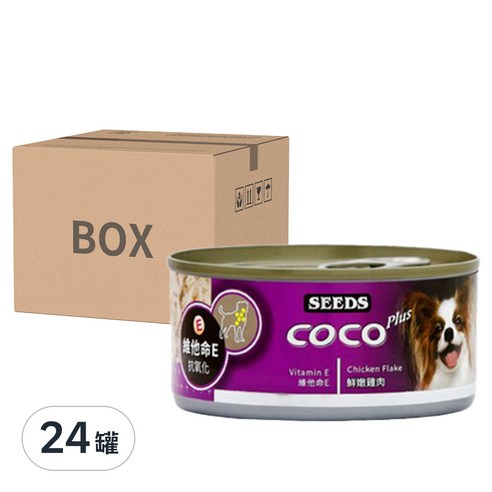 SEEDS 惜時 COCO Plus 犬罐 雞肉+雞肝+胡蘿蔔 170g 1罐 肉泥 犬罐頭 寵物罐頭 機能狗罐