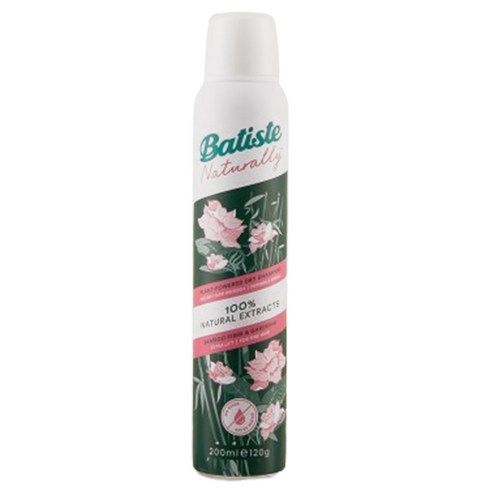 바티스트 드라이샴푸 네추럴리 뱀부 파이버&가드니아, 3개, 200ml