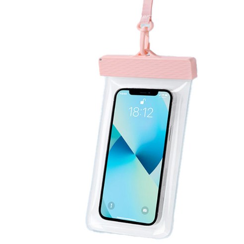 소니오 터치 스크린 베이직 휴대폰 방수팩 21 x 12 cm, 06 후크 핑크, 1개