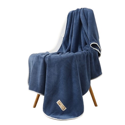 소니오 심플 무드 소프트 목욕 바스타월 70 x 140 cm, 02 블루, 1개