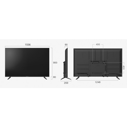 와이드뷰 4K UHD LED 고화질 TV, 177cm(70인치), EKW70UT1, 벽걸이형, 방문설치