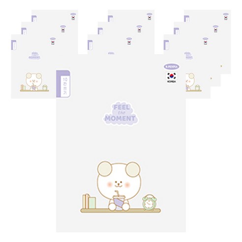 펜피아 1000 초등 10칸쓰기 제본노트, B퍼플, 10개