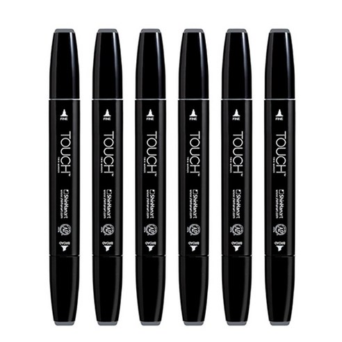 신한화구 터치 트윈마카 CG7 COOL GREY, 1색, 6개