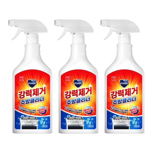 생활공식 강력제거 주방클리너, 3개, 500ml