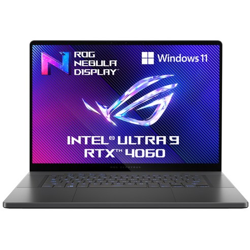 에이수스 2024 ROG 제피러스 G16 코어Ultra9 인텔 14세대 지포스 RTX 4060이클립스 그레이 · 1536GB · 32GB · WIN11 Home · GU605MV-QR229W