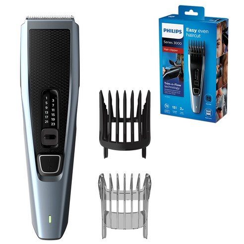 필립스 Hair Clipper 3000 시리즈, HC3530/15, 라이트 블루