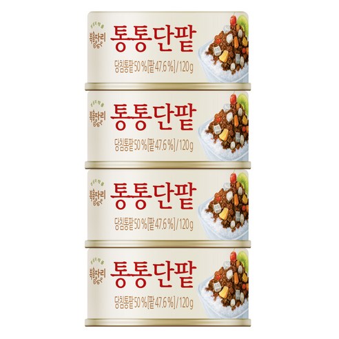 복음자리 통통단팥120g 당침통팥50% 팥빙수재료, 120g, 24개