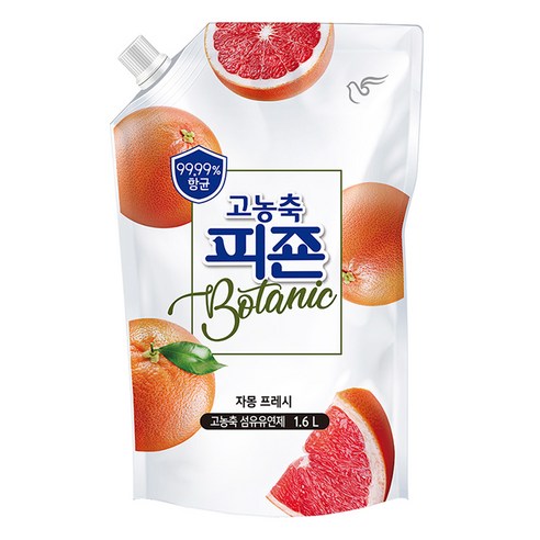 피죤 고농축 보타닉 섬유유연제 자몽 프레시, 1.6L, 1개