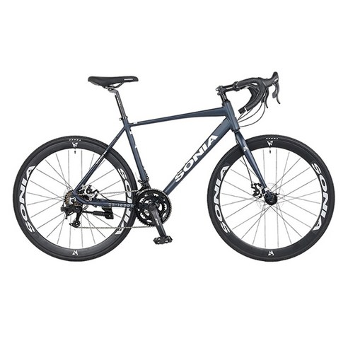 소니아 2024년 14단 알루미늄 로드 자전거 470mm SR-1000D 미조립, 네이비, 175cm, 1개