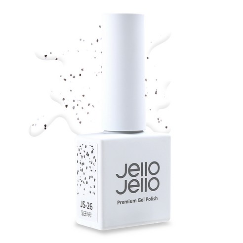 젤로젤로 밀키 테라조 컬렉션 플레이크 글리터 젤네일, JS-26 밀크카우, 10ml, 1개