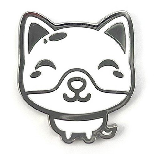 지봇골프 십이지신 캐릭터 골프 볼마커, 실버 술(강아지), 1개