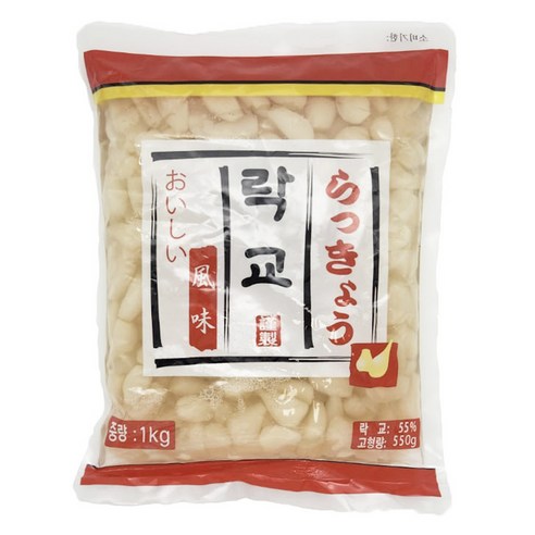 토호식품 락교 파우치, 1kg, 2개