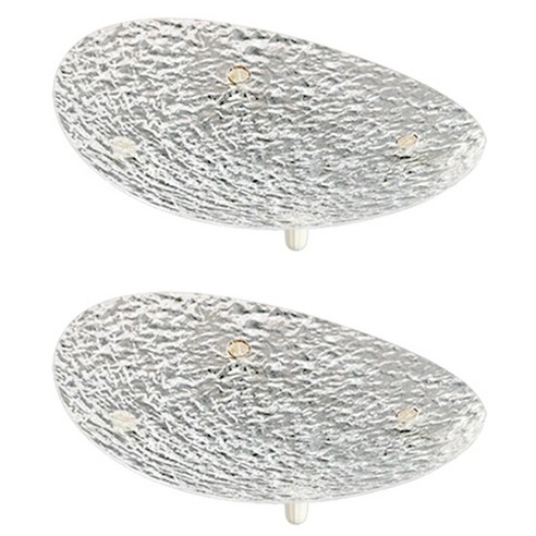 블럭마트 다용도 주방 테이블 트레이 TYPE2, 투명, 2개