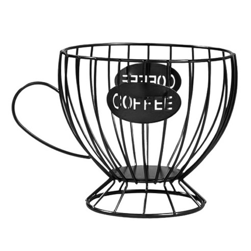 블럭마트 북유럽 커피 캡슐 보관랙 TYPE1, 블랙, 1개