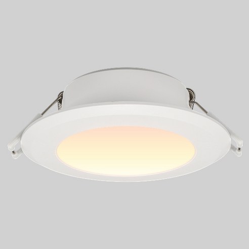 비츠온 LED 다운라이트 슬림 매입등 6W 101 x 32 mm, 전구색, 4개