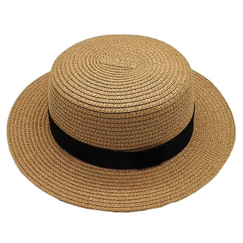 햇빛 아래 당당하게, 아펙토 리본 라탄 라피아햇 솔직 후기 브라운햇