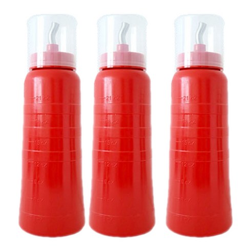 리빙패밀리 스텐 노즐 초장병, 450ml, 3개