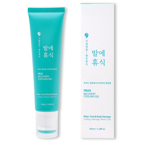 포렉스 발에휴식 리커버리 쿨링젤 릴렉스풋&바디마사지 100ml, 1개입, 1개