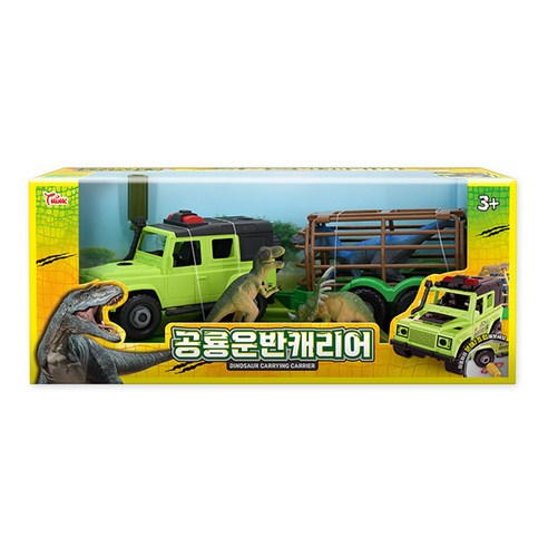 씽크토이 아동용 공룡운반 캐리어 작동완구, 혼합색상, 1개