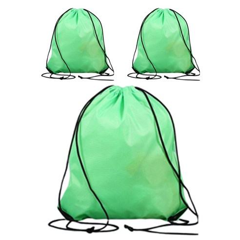 엘쏘 스포츠 다용도 신발 가방, 라이트그린, 3개