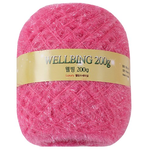 연일섬유 웰빙수세미 콘사 뜨개실 200g, 06핑크, 1개