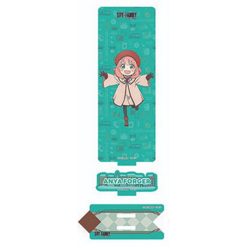 베이글코퍼레이션 스파이패밀리 비주얼 아크릴 스탠드 4종 세트 랜덤발송, 1세트