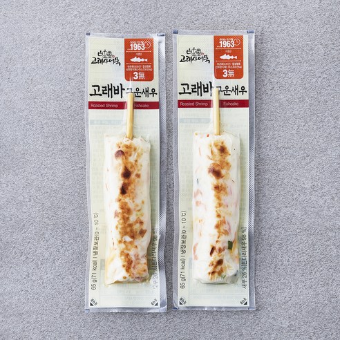 고래사어묵 고래바 구운새우, 65g, 10개 고래사어묵바 고래사어묵 고래바 구운새우, 65g, 10개 고래사어묵바
