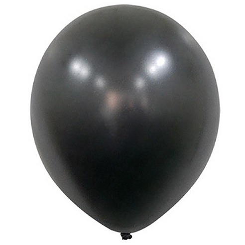 파티쇼 수입 펄풍선 30cm 100p, 블랙, 1개