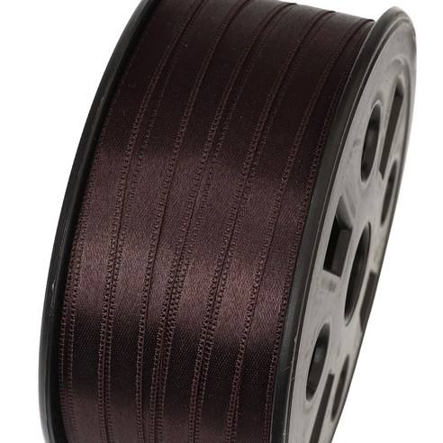 포장넷 공단기본 선물포장 리본끈 6mm, 44 밤색, 1개, 90m