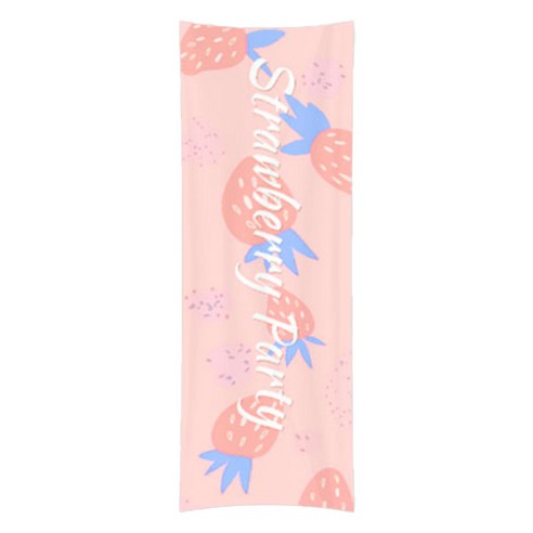 소니오 코지 패턴 소프트 스포츠 타월 30 x 100 cm, 03 스트로베리, 1개