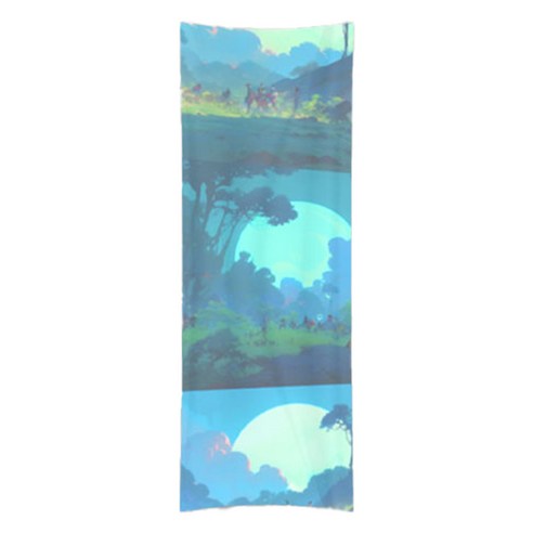 소니오 코지 패턴 소프트 스포츠 타월 30 x 100 cm, 04 투더문, 1개