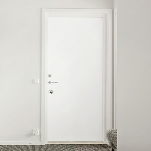 시트나라 현관문시트지 2p, 플레인흰색, 100 x 210 cm
