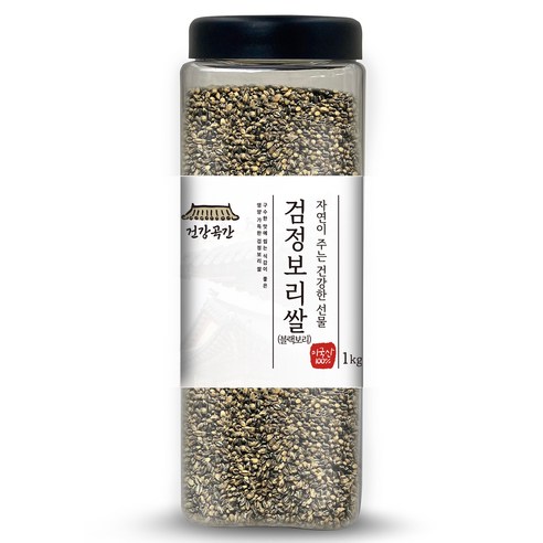 건강곡간 미국산 검정보리쌀, 1kg, 1개