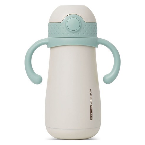 마더케이 허그 보온 빨대컵, 350ml, 1개, 민트
