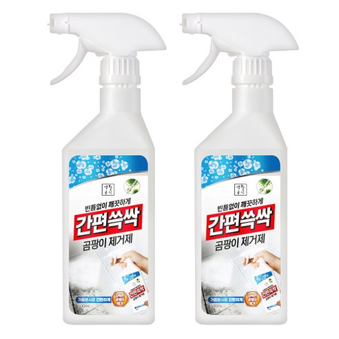 생활공식 간편쓱싹 곰팡이 제거제, 2개, 500ml