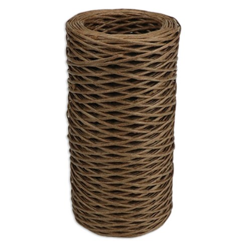 데이소이 공예 종이 로프 철사 1mm x 50m, 브라운, 1개